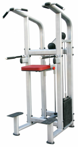 Máquina para hacer dominadas con peso